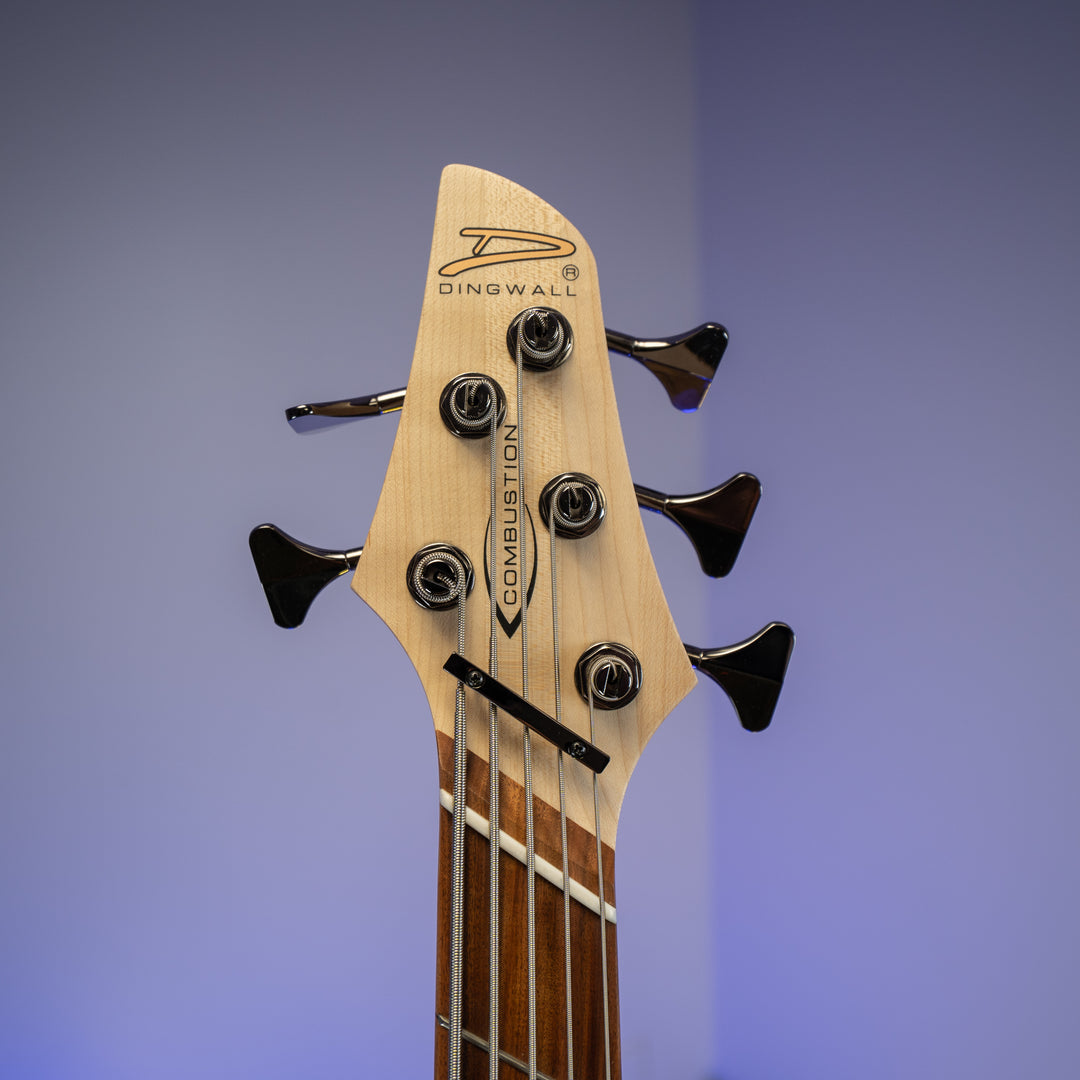 Dingwall 5-String Combustion 2X 10th Anniversary Amethyst Burst Pau Ferro Fretboard - B Stock