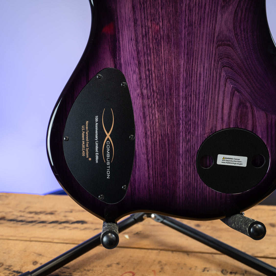 Dingwall 5-String Combustion 2X 10th Anniversary Amethyst Burst Pau Ferro Fretboard - B Stock