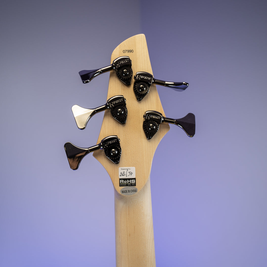 Dingwall 5-String Combustion 2X 10th Anniversary Amethyst Burst Pau Ferro Fretboard - B Stock