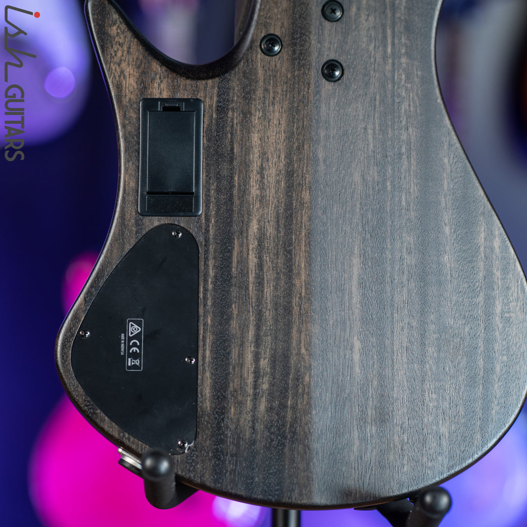Ibanez EHB1506MS 6-String Headless Bass Black Ice Flat