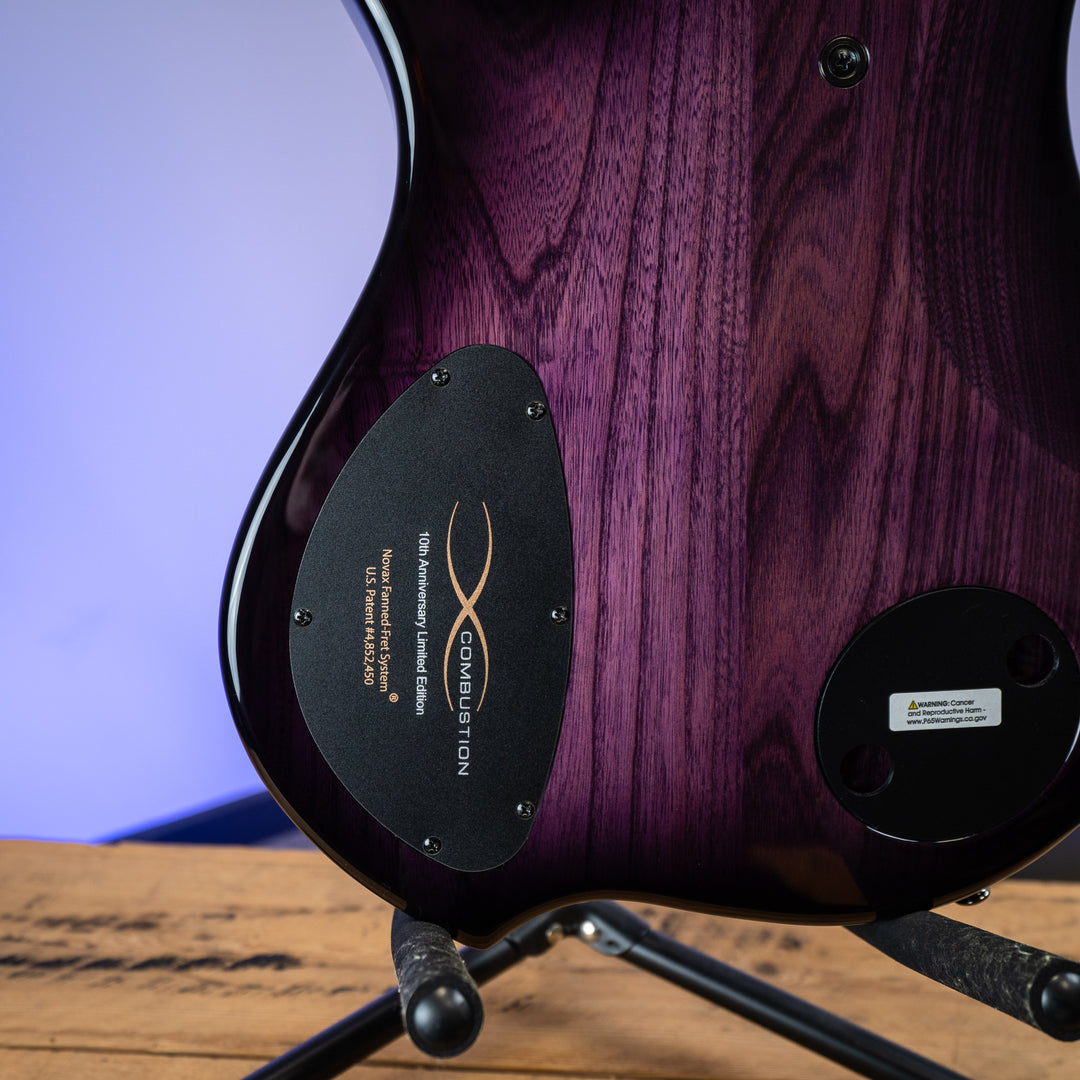 Dingwall 10th Anniversary Combustion 6-String 3 PUP Amethystburst Maple Fretboard