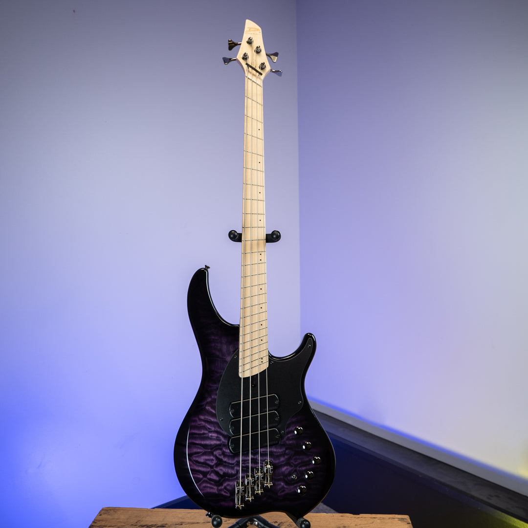 Dingwall Combustion 10th Anniversary 4-String 3 PUP Amethystburst Maple Fretboard