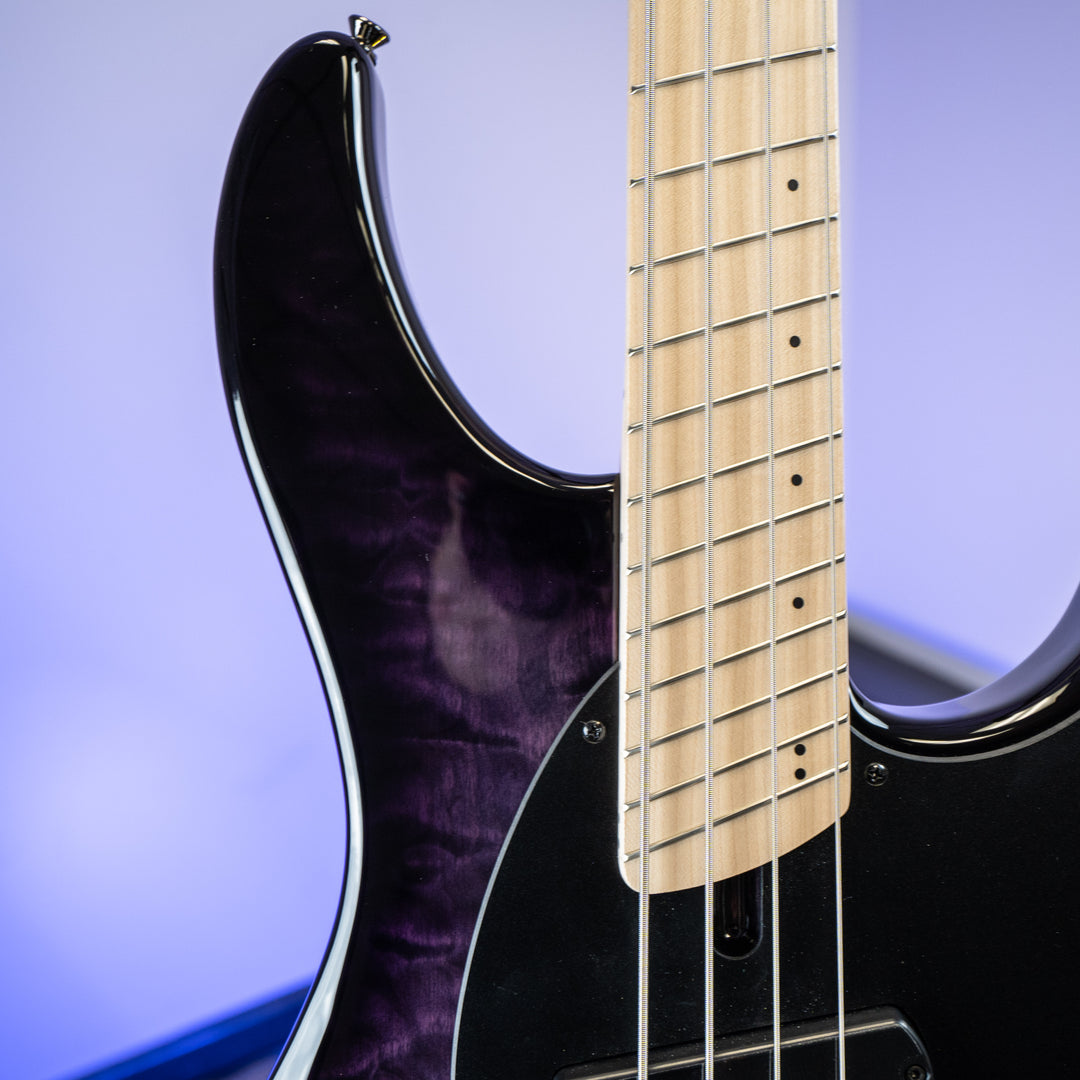 Dingwall Combustion 10th Anniversary 4-String 3 PUP Amethystburst Maple Fretboard