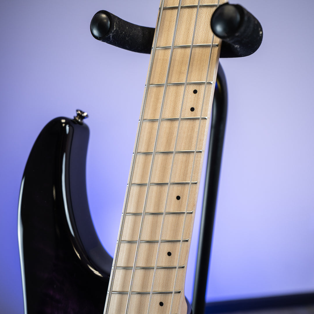 Dingwall Combustion 10th Anniversary 4-String 3 PUP Amethystburst Maple Fretboard