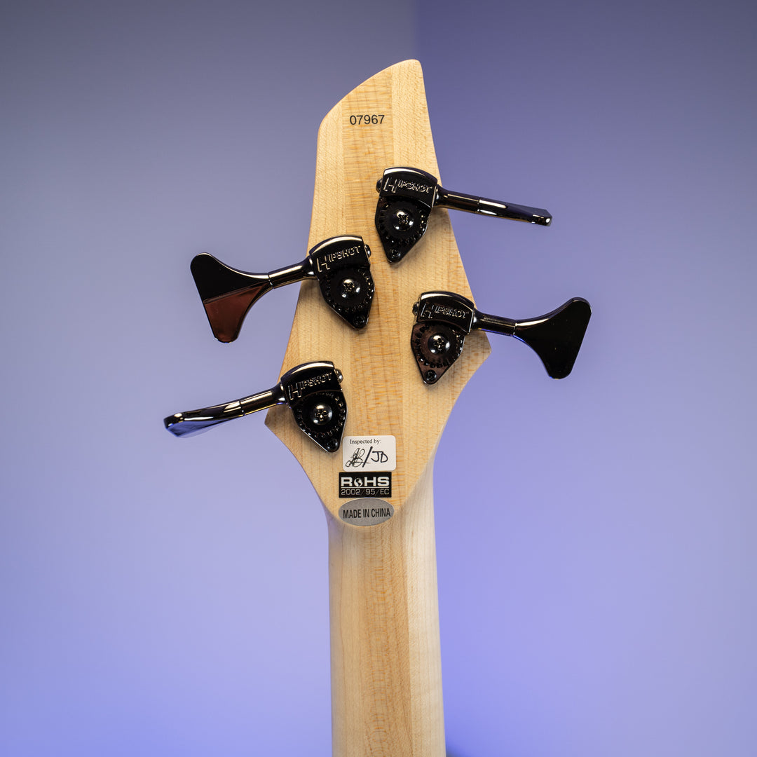 Dingwall Combustion 10th Anniversary 4-String 3 PUP Amethystburst Maple Fretboard