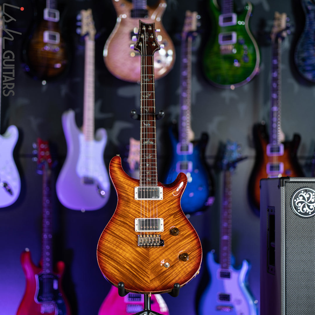2015 PRS Violin II Private Stock Dark Cherry Burst Curly Maple