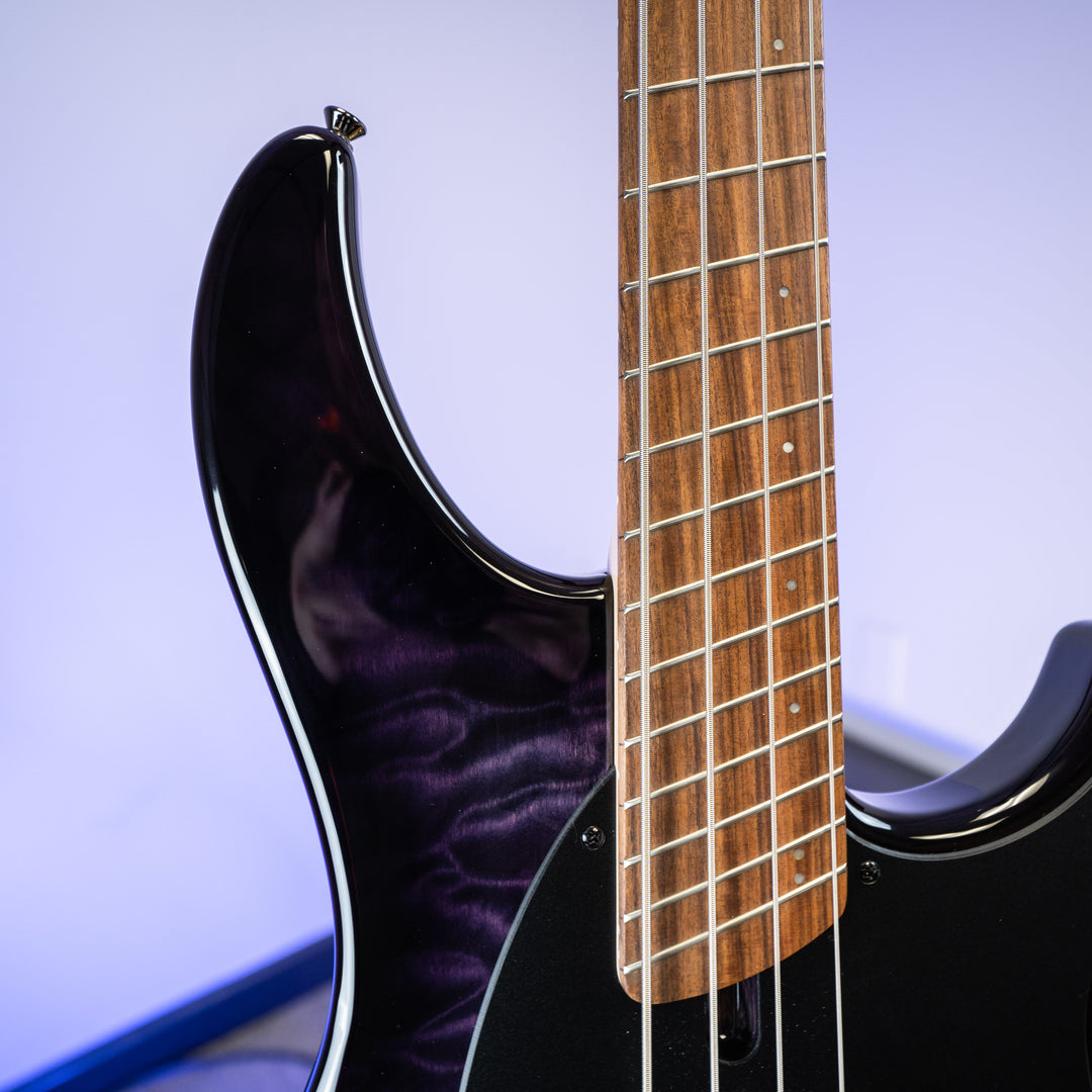 Dingwall 10th Anniversary Combustion 4-String 3 PUP Amethystburst Pau Ferro Fretboard