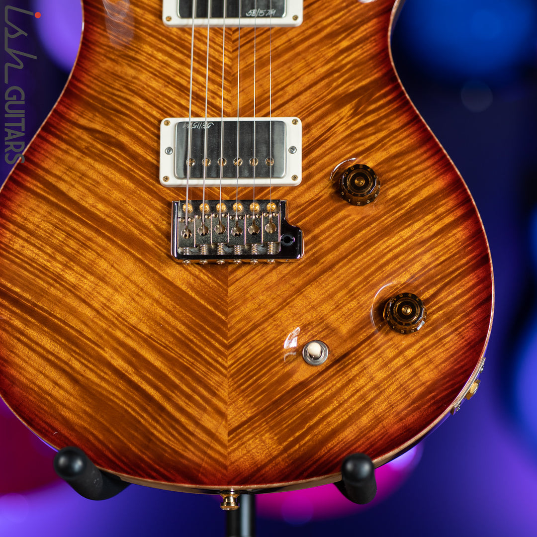 2015 PRS Violin II Private Stock Dark Cherry Burst Curly Maple