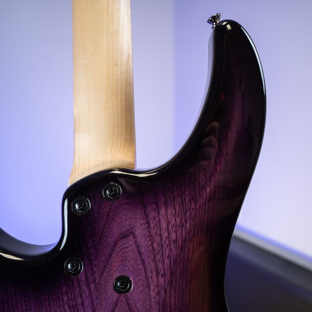 Dingwall 10th Anniversary Combustion 4-String 3 PUP Amethystburst Pau Ferro Fretboard