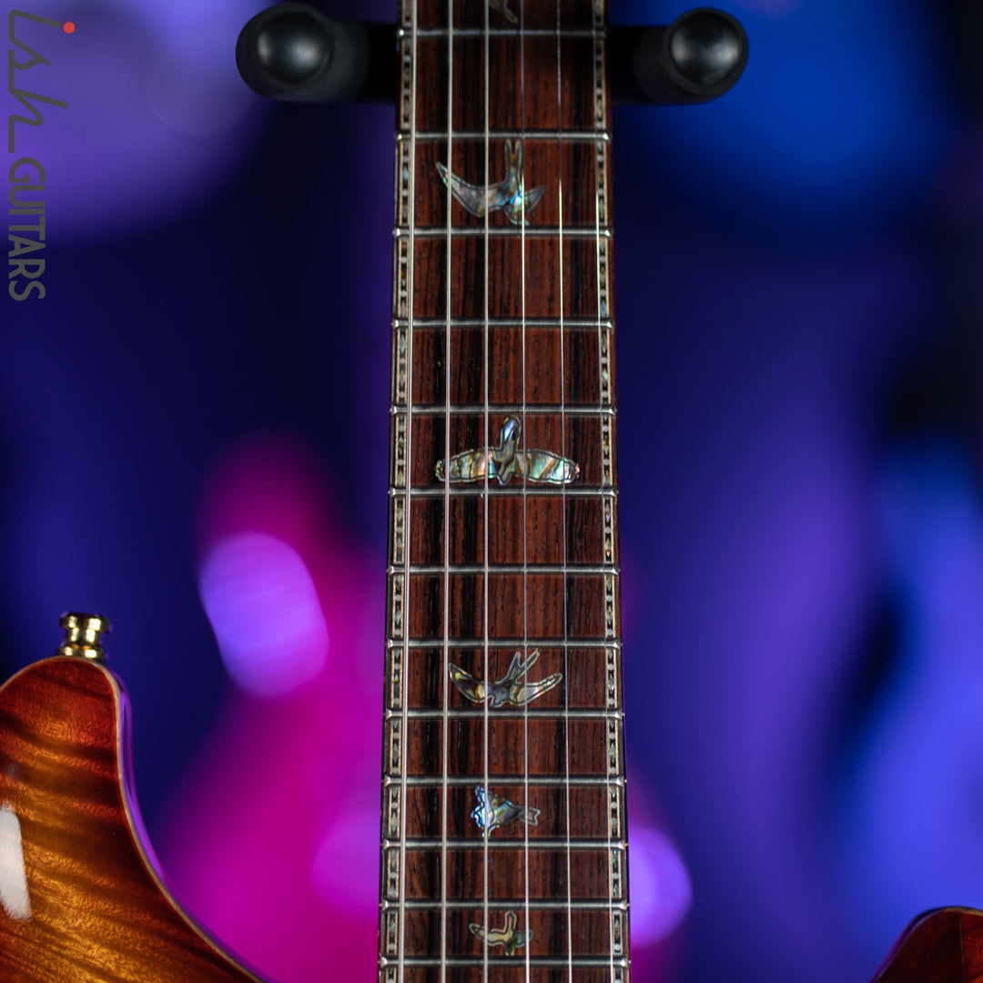 2015 PRS Violin II Private Stock Dark Cherry Burst Curly Maple