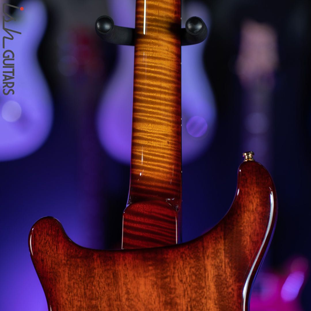 2015 PRS Violin II Private Stock Dark Cherry Burst Curly Maple