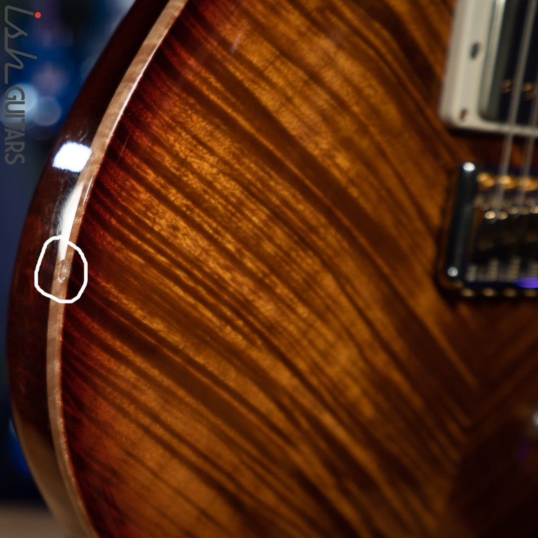 2015 PRS Violin II Private Stock Dark Cherry Burst Curly Maple