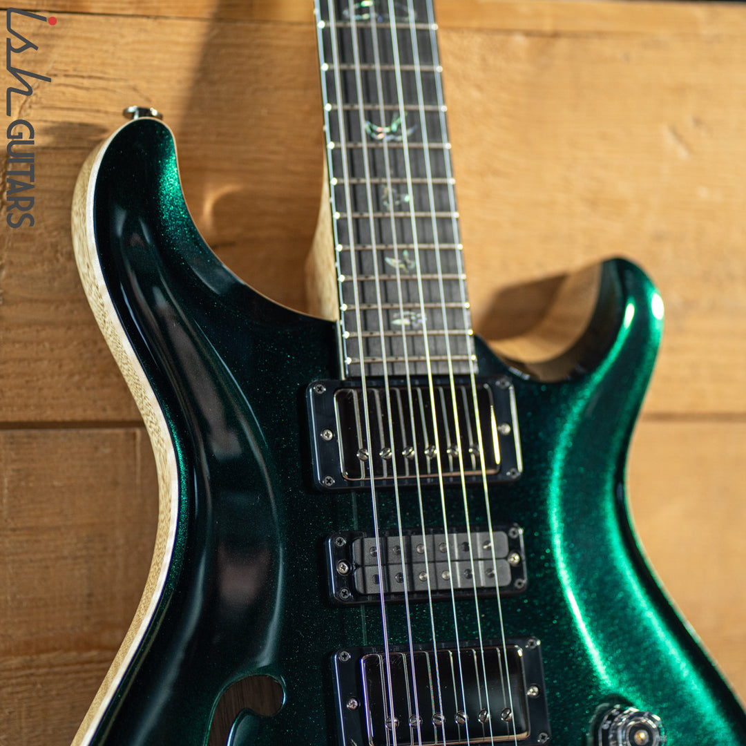 2021 PRS Special 22 Semi-Hollow Wood Library Custom Color Evergreen Metallic