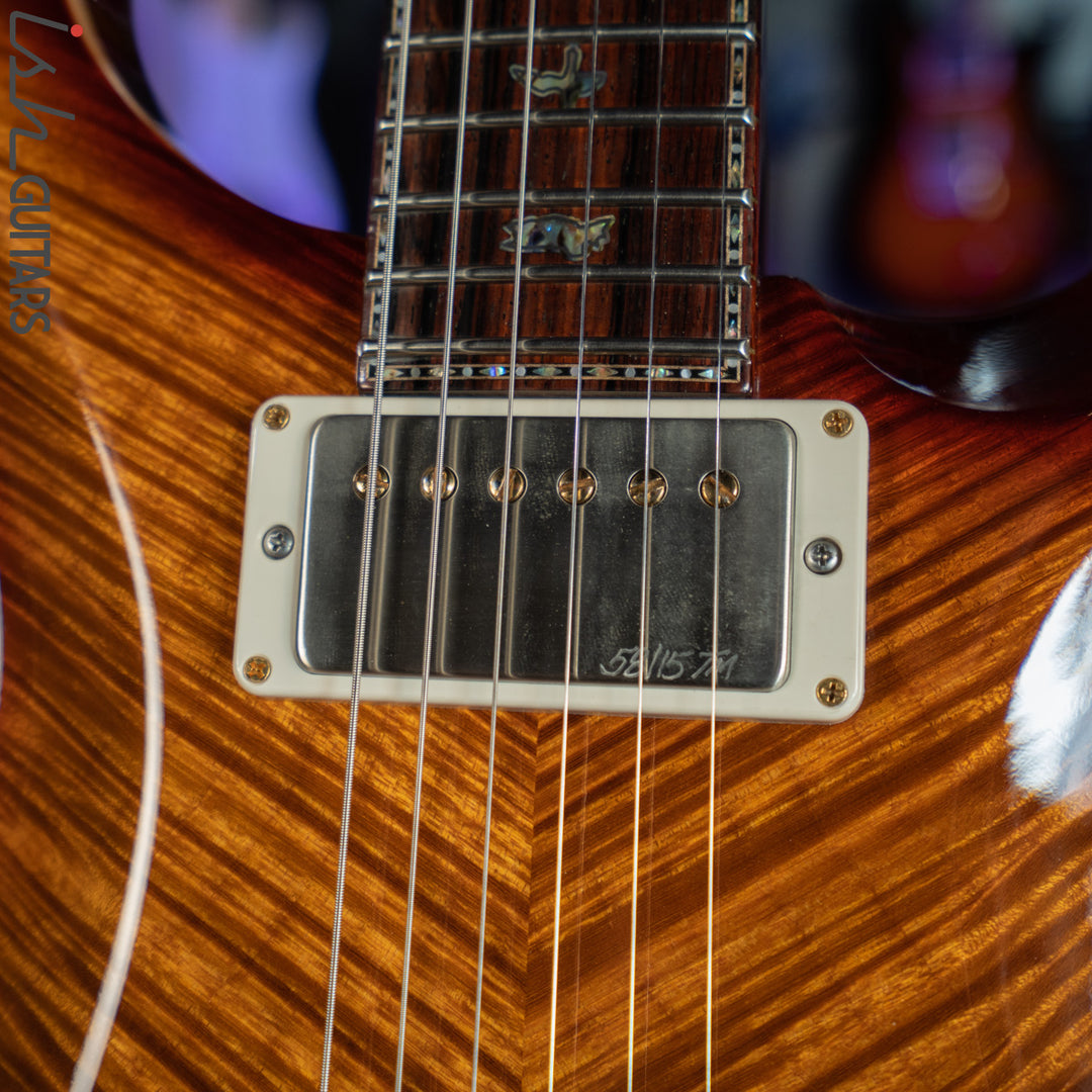 2015 PRS Violin II Private Stock Dark Cherry Burst Curly Maple