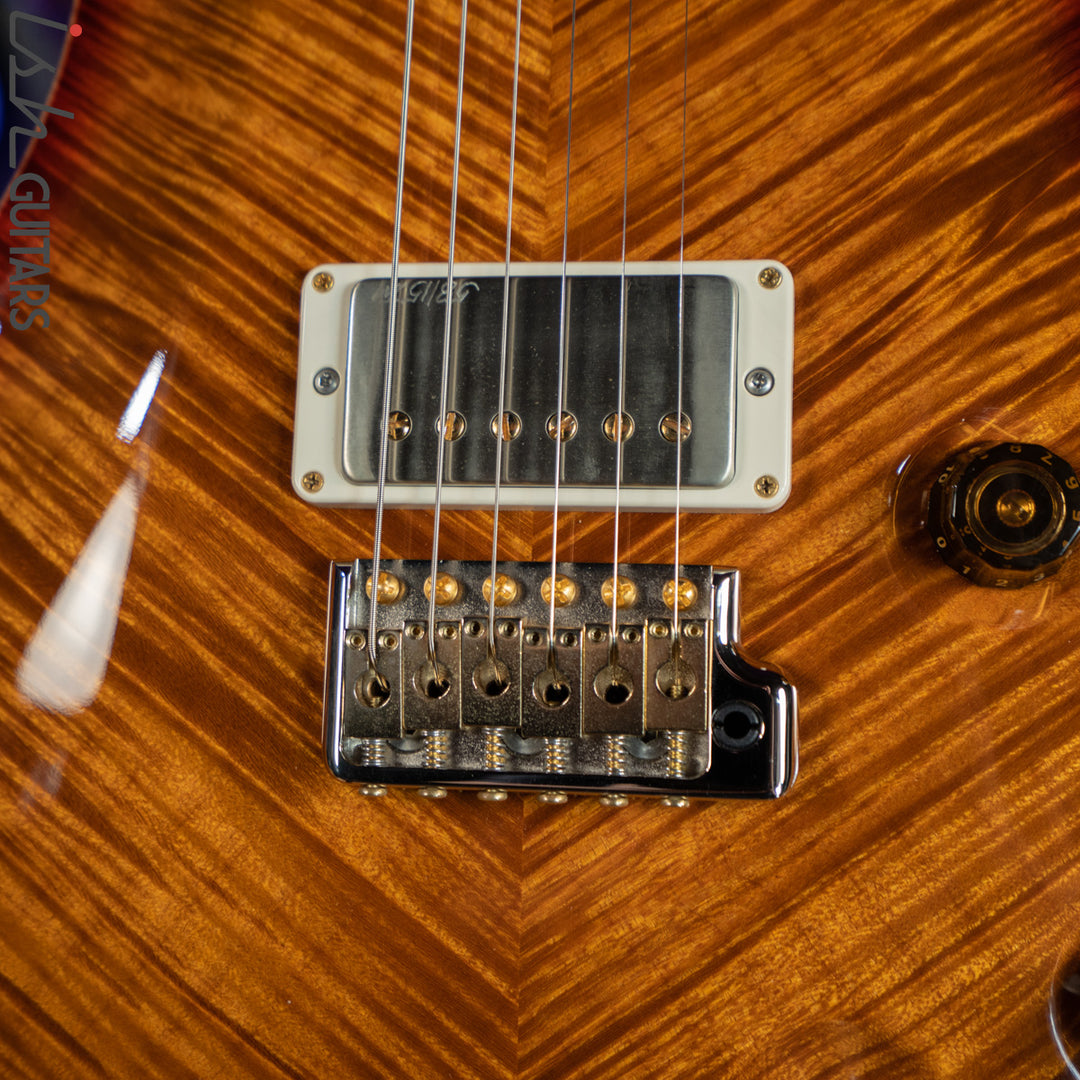 2015 PRS Violin II Private Stock Dark Cherry Burst Curly Maple
