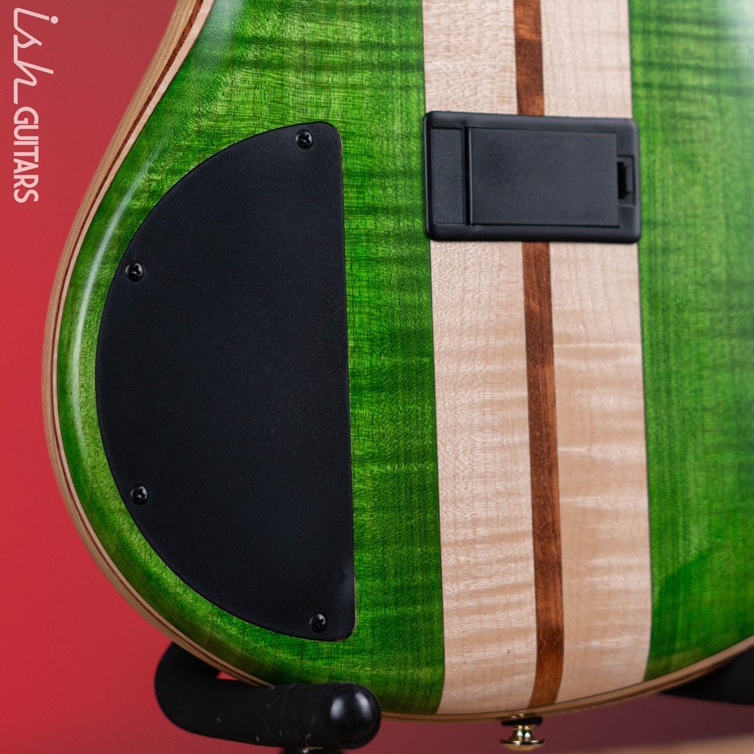 Ibanez Premium SR5FMDX 5-String Bass Emerald Green Low Gloss Demo