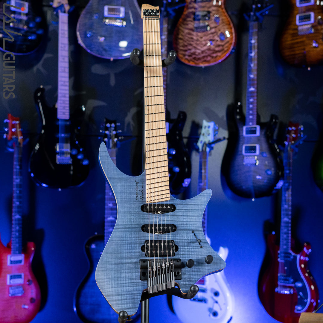 Strandberg Boden Standard NX 6 Multiscale Headless Guitar Tremolo Blue Demo
