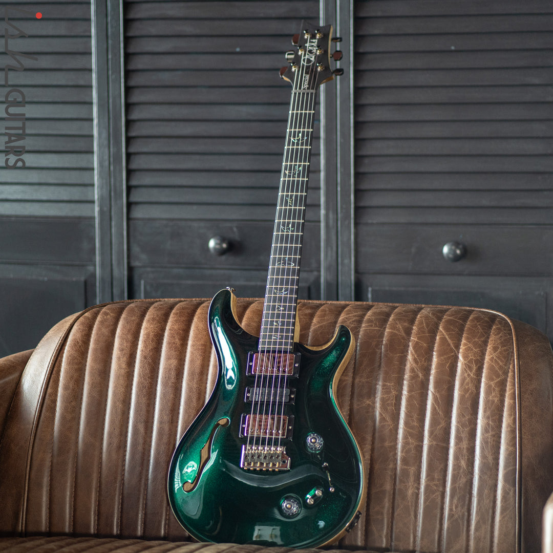 2021 PRS Special 22 Semi-Hollow Wood Library Custom Color Evergreen Metallic