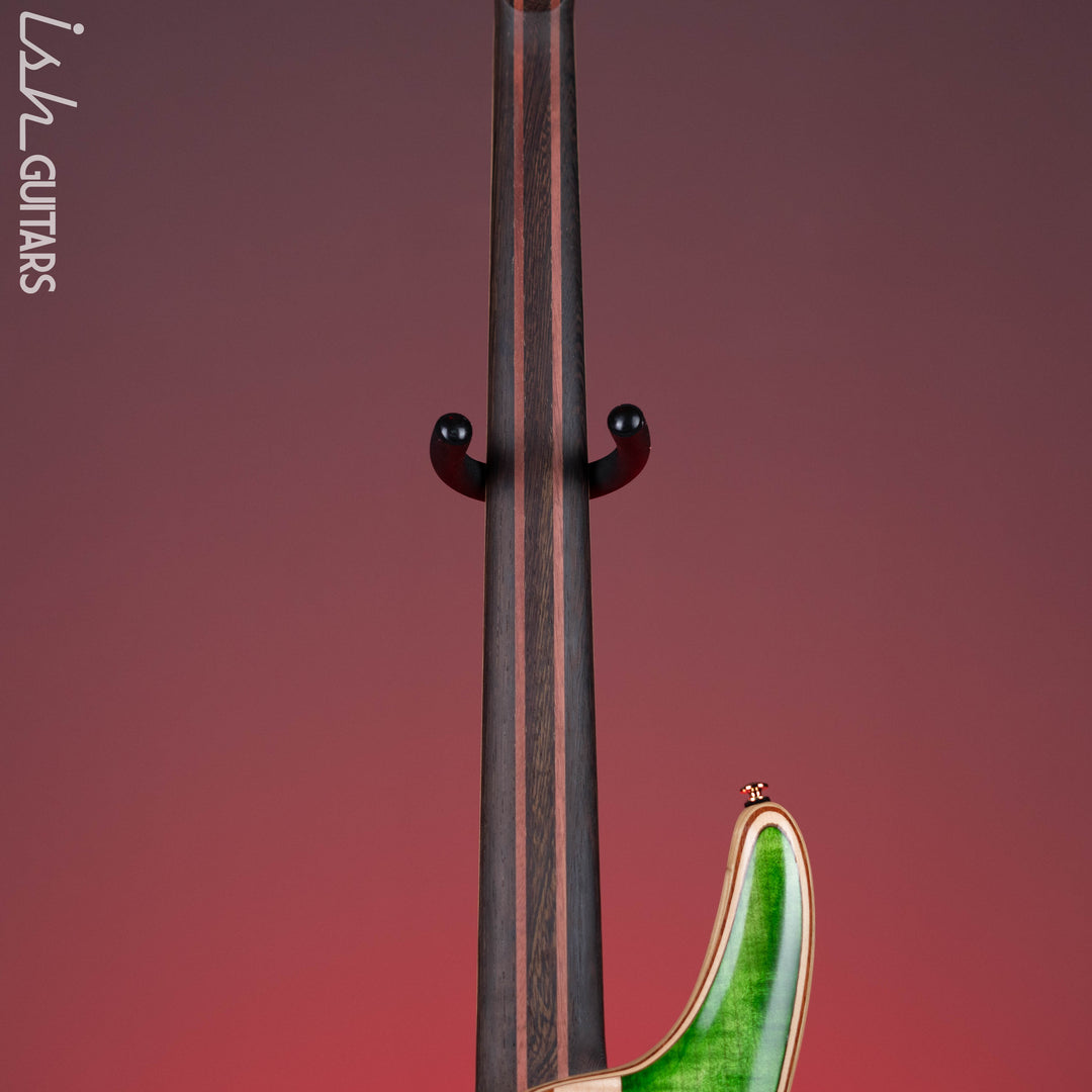 Ibanez Premium SR5FMDX 5-String Bass Emerald Green Low Gloss Demo