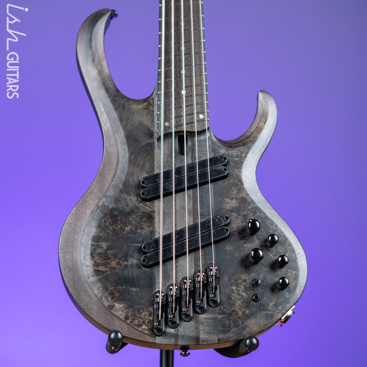 Ibanez BTB805MS Multi-Scale 5-String Bass Transparent Grey Flat