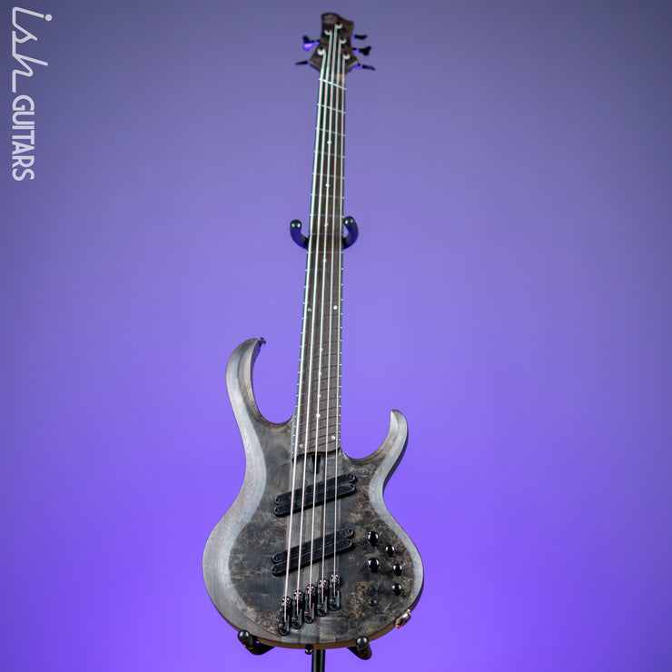 Ibanez BTB805MS Multi-Scale 5-String Bass Transparent Grey Flat