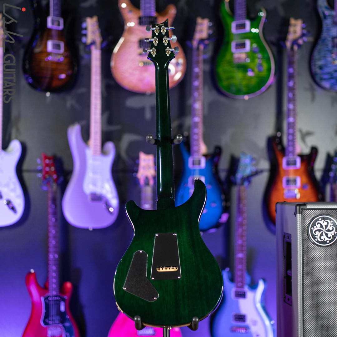 2014 PRS Experience Custom 24 Semi-Hollow 10 Top Jade Green