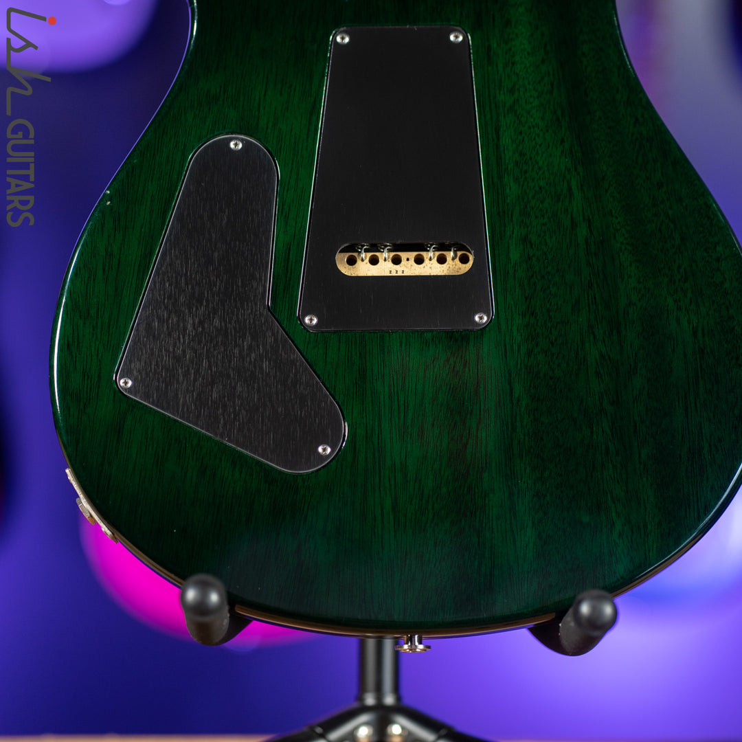 2014 PRS Experience Custom 24 Semi-Hollow 10 Top Jade Green