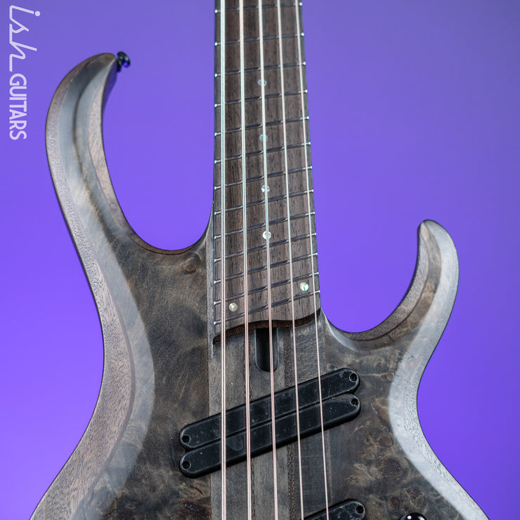 Ibanez BTB805MS Multi-Scale 5-String Bass Transparent Grey Flat