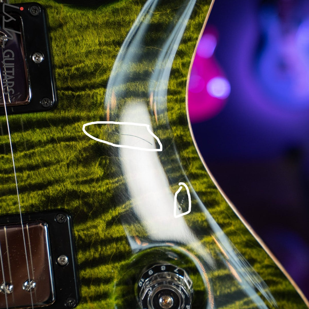 2014 PRS Experience Custom 24 Semi-Hollow 10 Top Jade Green