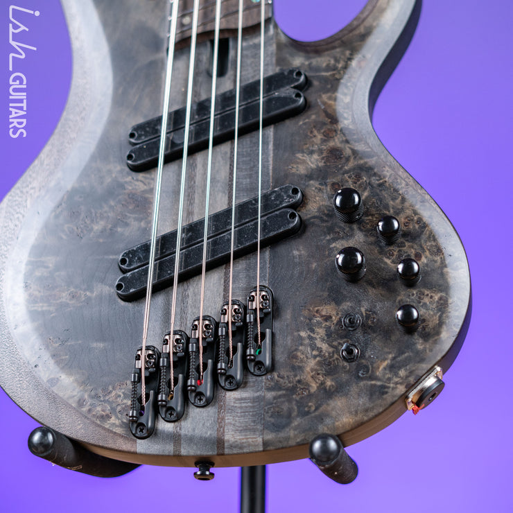 Ibanez BTB805MS Multi-Scale 5-String Bass Transparent Grey Flat