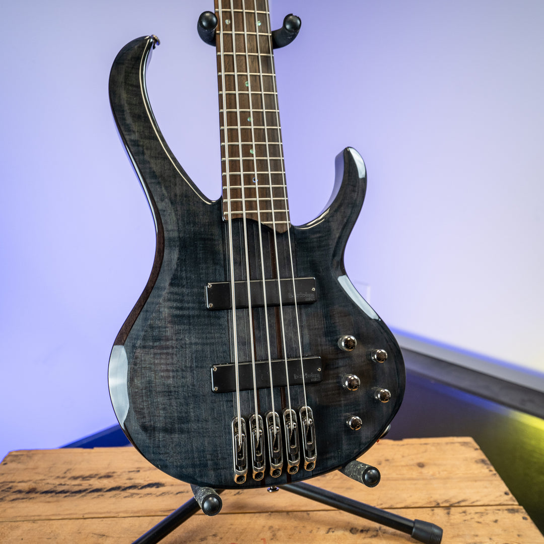 2008 Ibanez BTB575 Trans Gray 5 String Bass