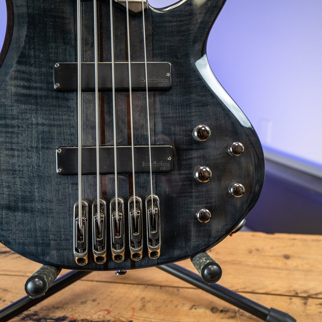 2008 Ibanez BTB575 Trans Gray 5 String Bass