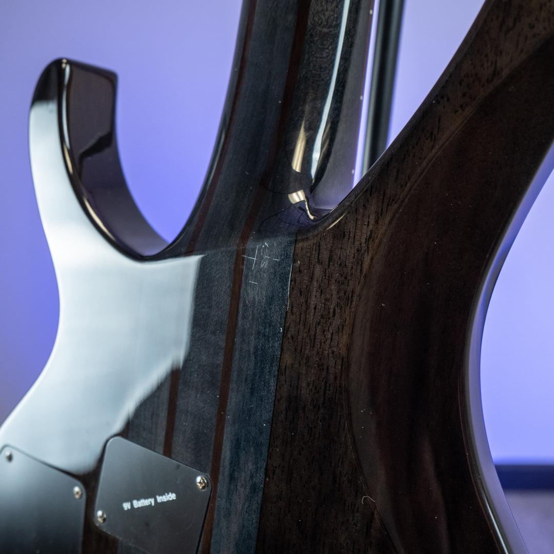 2008 Ibanez BTB575 Trans Gray 5 String Bass