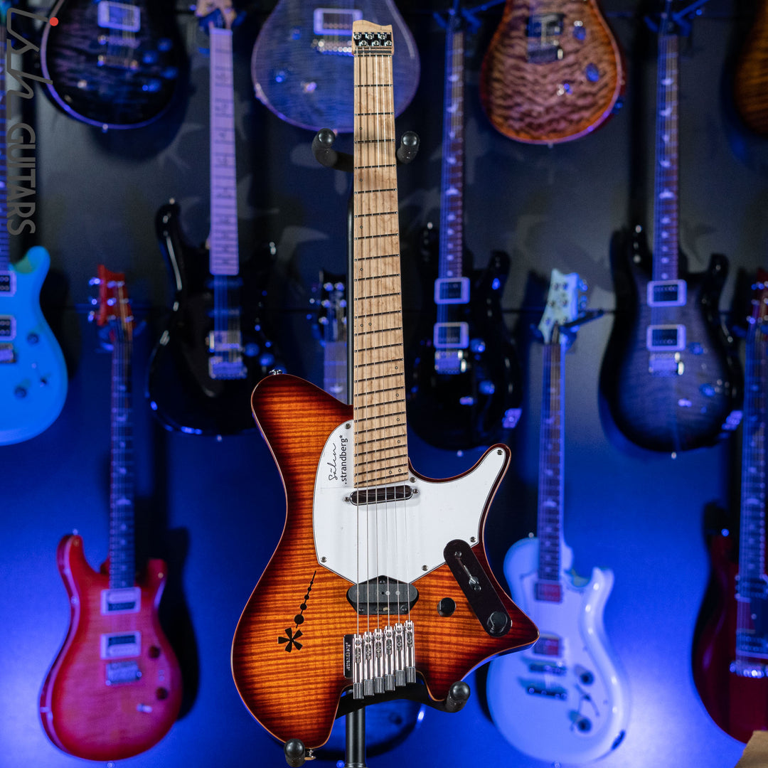 Strandberg Salen Deluxe NX 6 Multiscale Headless Guitar Vintage Burst Gloss
