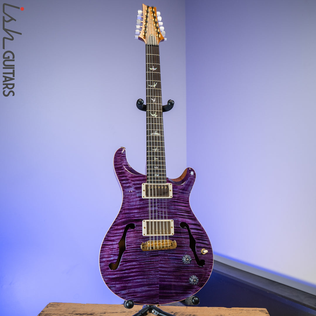 PRS Hollowbody 12 String Violet Gold 10 Top – Ish Guitars