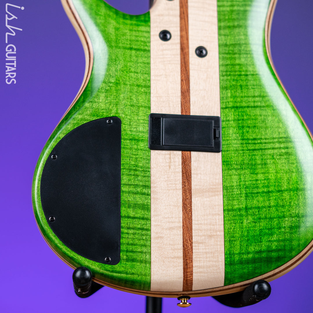 Ibanez Premium SR5FMDX 5-String Bass Emerald Green Low Gloss