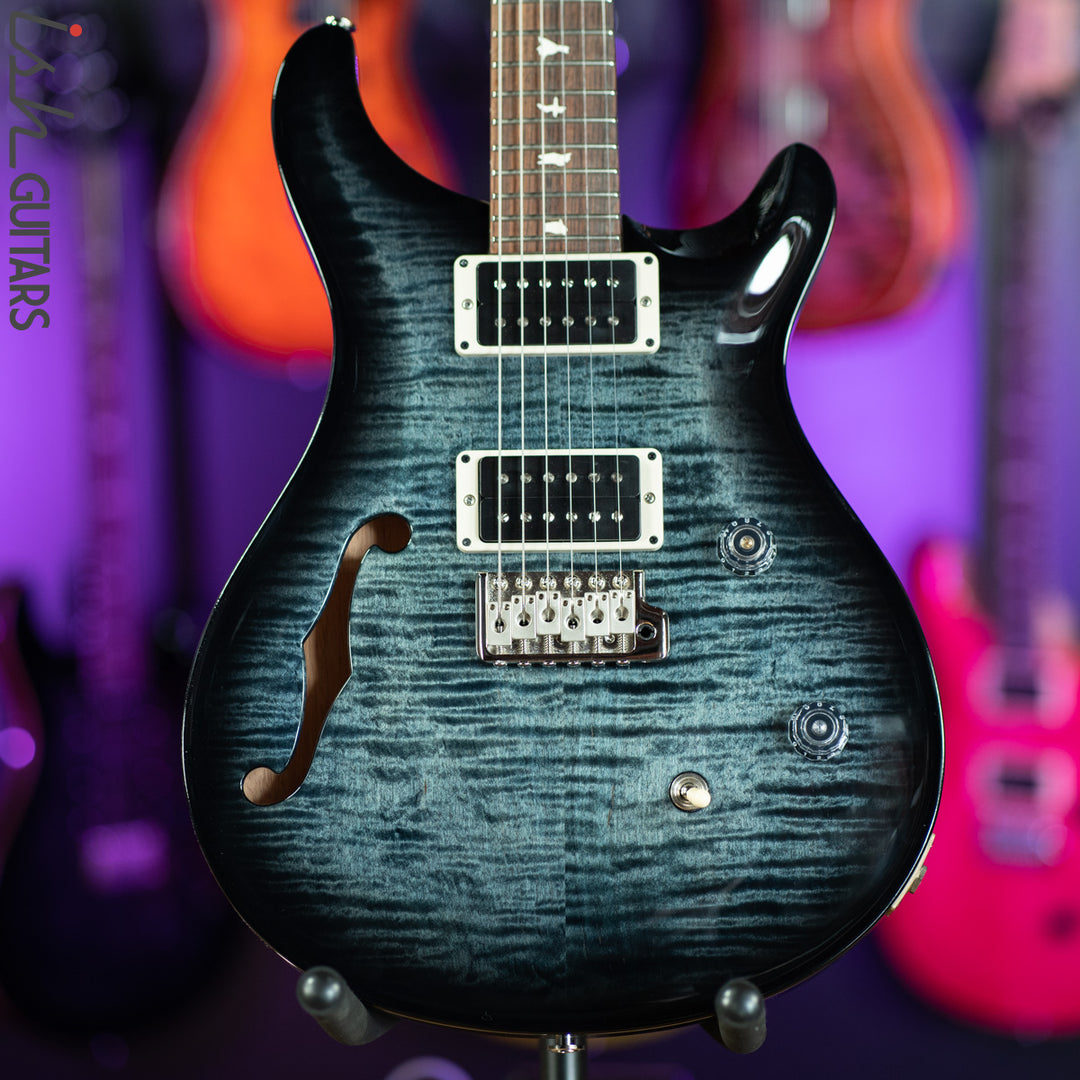 PRS CE 24 Semi-Hollow Custom Color Faded Whale Blue Wrap Burst