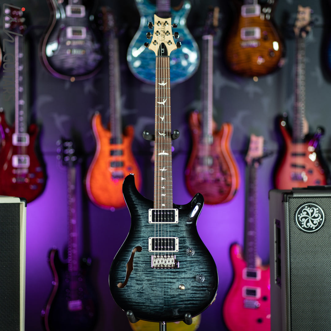 PRS CE 24 Semi-Hollow Custom Color Faded Whale Blue Wrap Burst