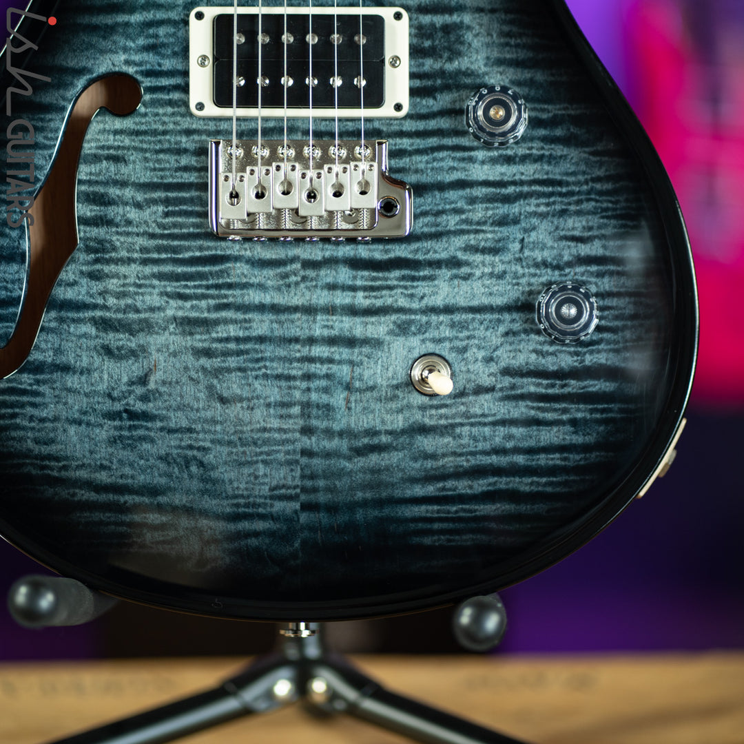 PRS CE 24 Semi-Hollow Custom Color Faded Whale Blue Wrap Burst
