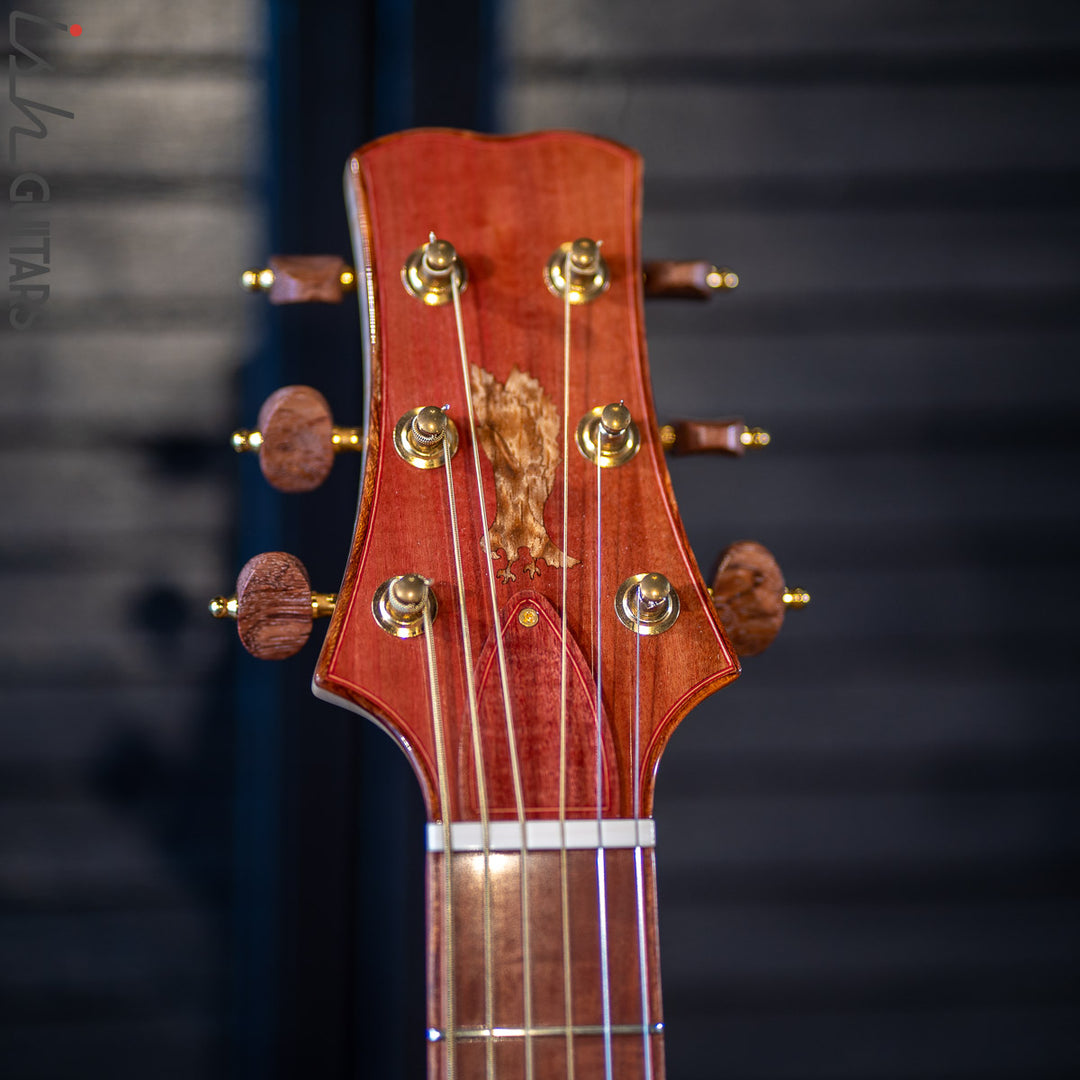PRS Private Stock Angelus White Bubinga Pink Ivory Acoustic Guitar