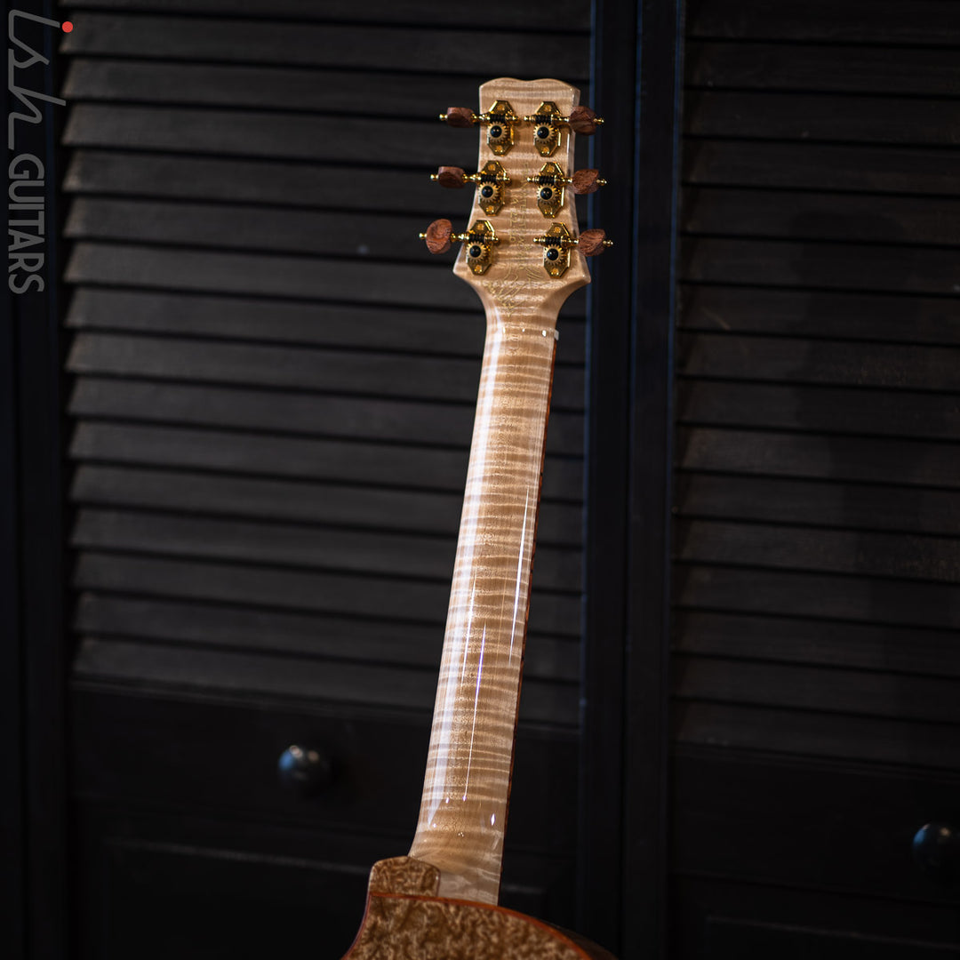 PRS Private Stock Angelus White Bubinga Pink Ivory Acoustic Guitar