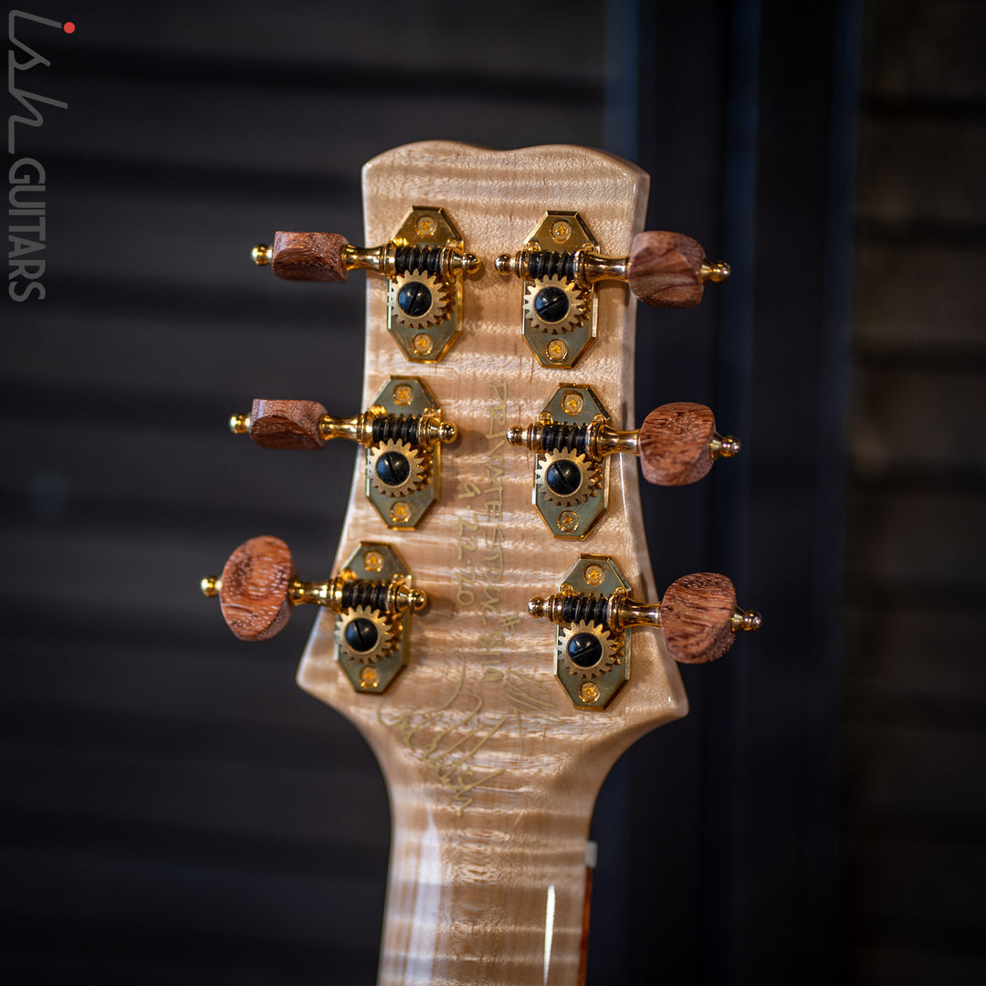 PRS Private Stock Angelus White Bubinga Pink Ivory Acoustic Guitar