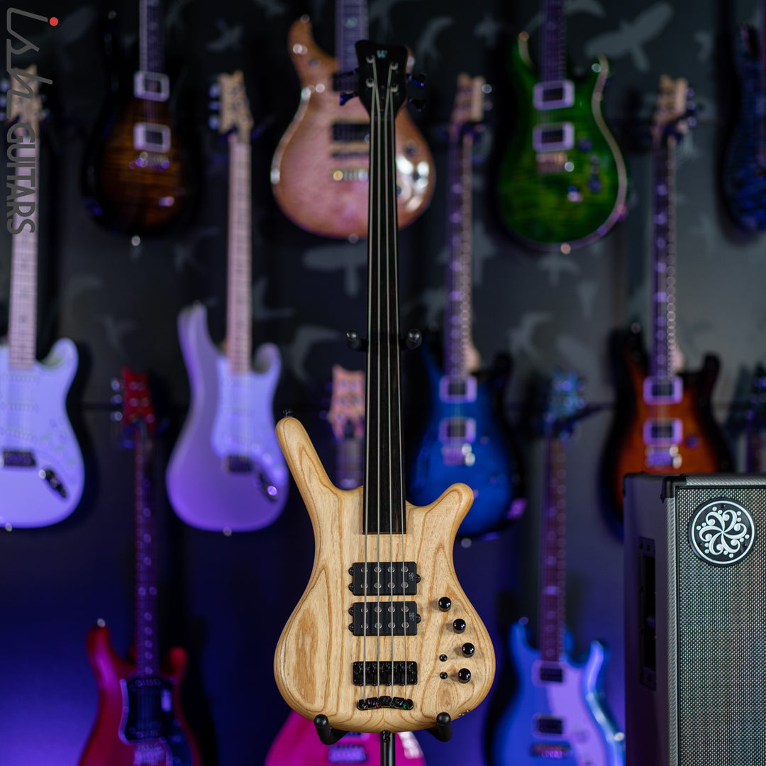 2005 Warwick Corvette $$ Fretless Bass Natural Satin