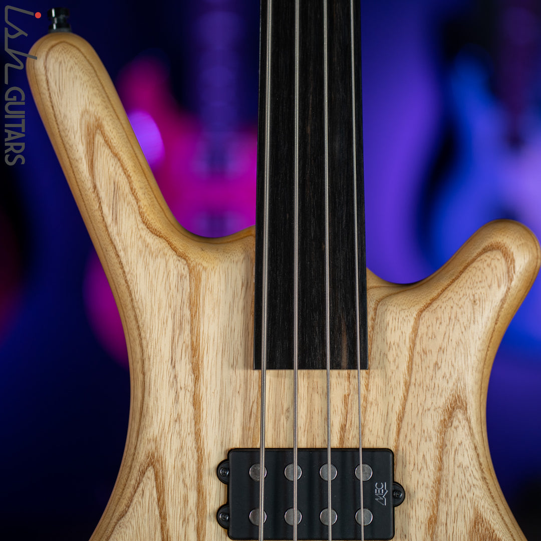 2005 Warwick Corvette $$ Fretless Bass Natural Satin