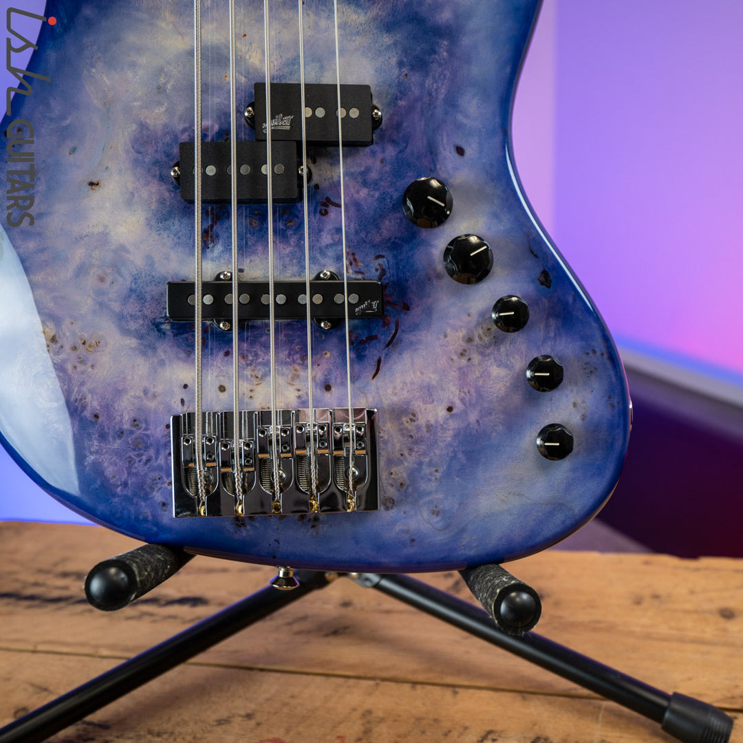 2020 Spector Coda 5 String Nebula Tie Dye Bass Guitar