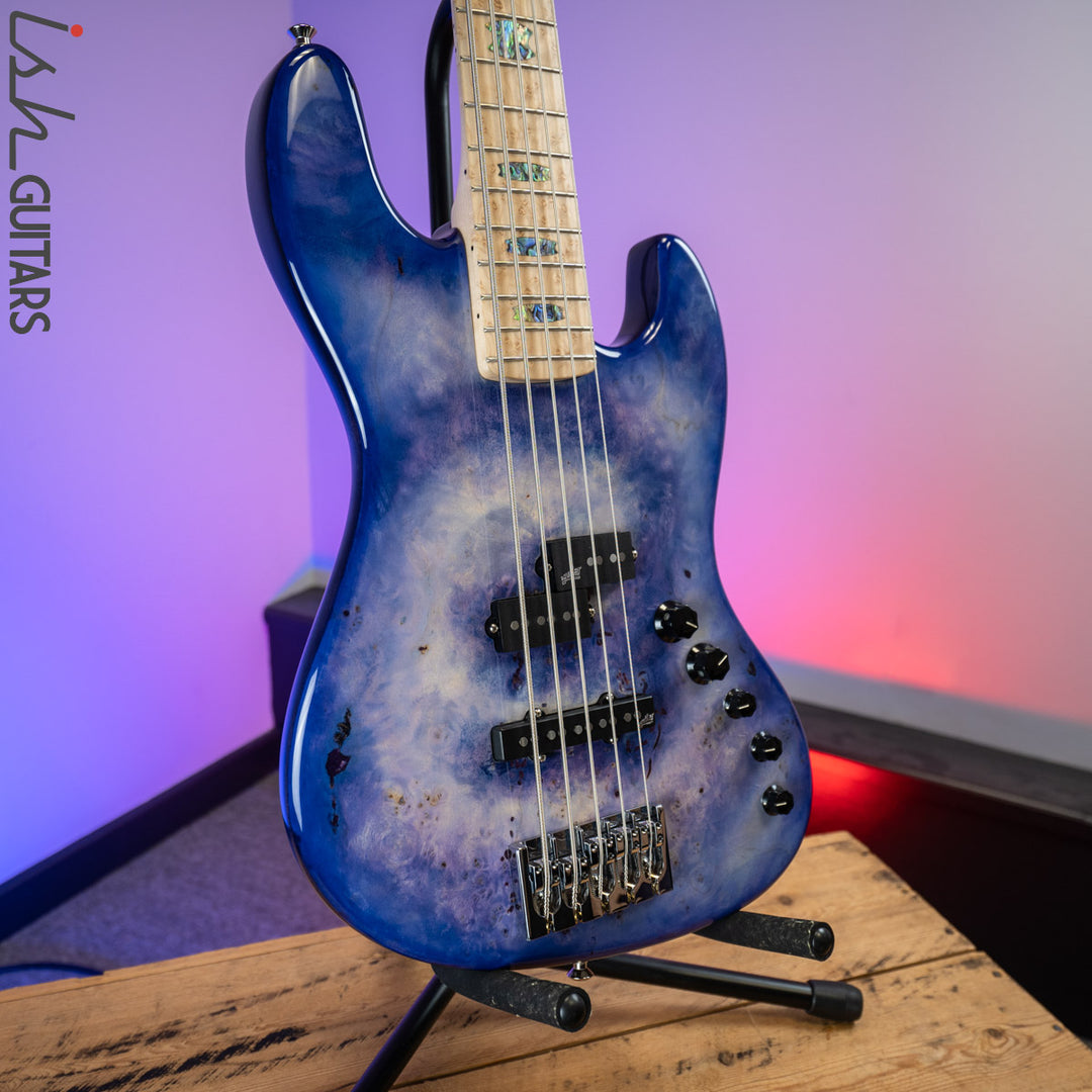 2020 Spector Coda 5 String Nebula Tie Dye Bass Guitar