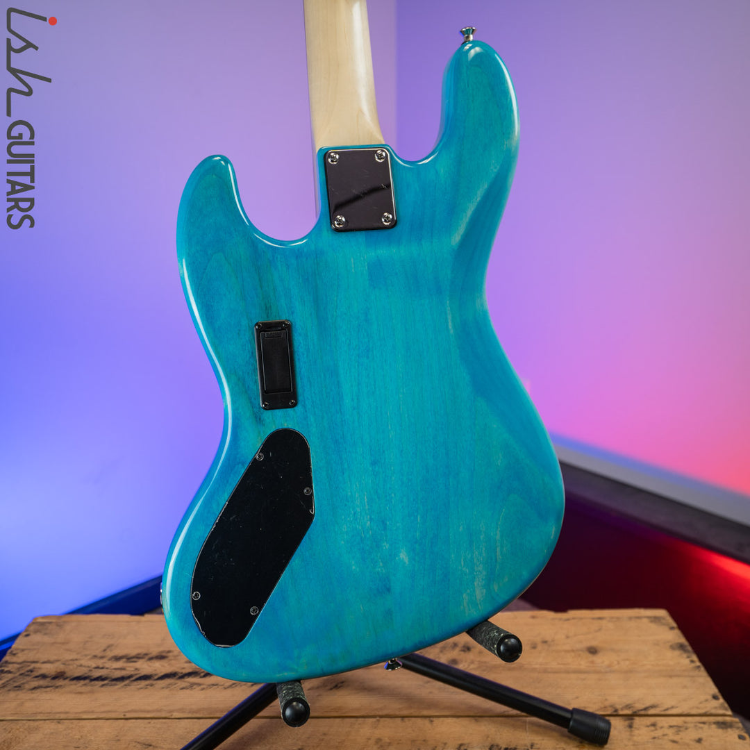 2020 Spector Coda P 4 String Bass Guitar Sims Super Quad Tsunami Blue