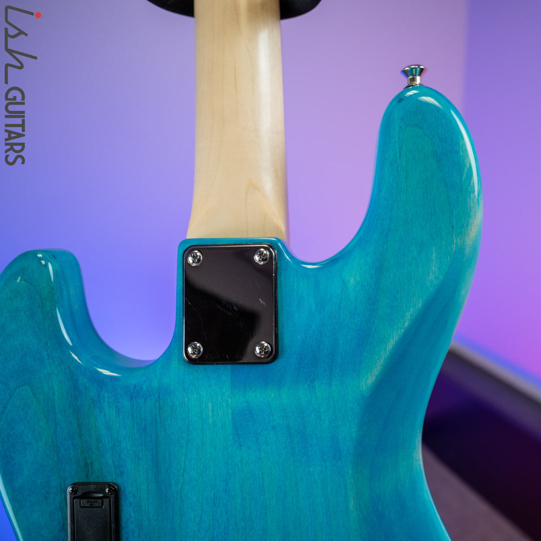 2020 Spector Coda P 4 String Bass Guitar Sims Super Quad Tsunami Blue