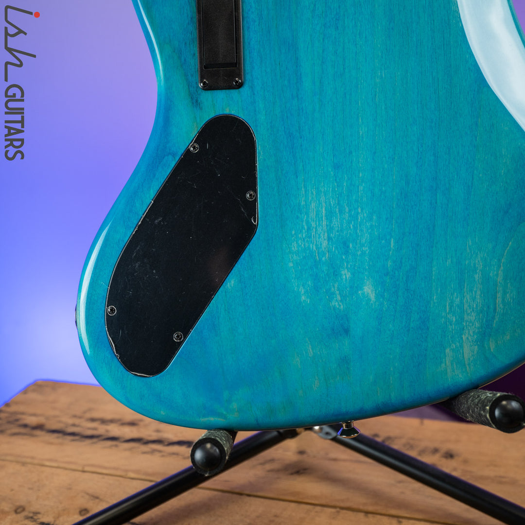 2020 Spector Coda P 4 String Bass Guitar Sims Super Quad Tsunami Blue