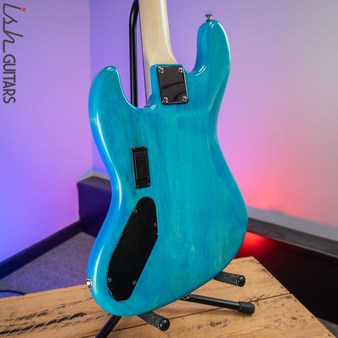 2020 Spector Coda P 4 String Bass Guitar Sims Super Quad Tsunami Blue
